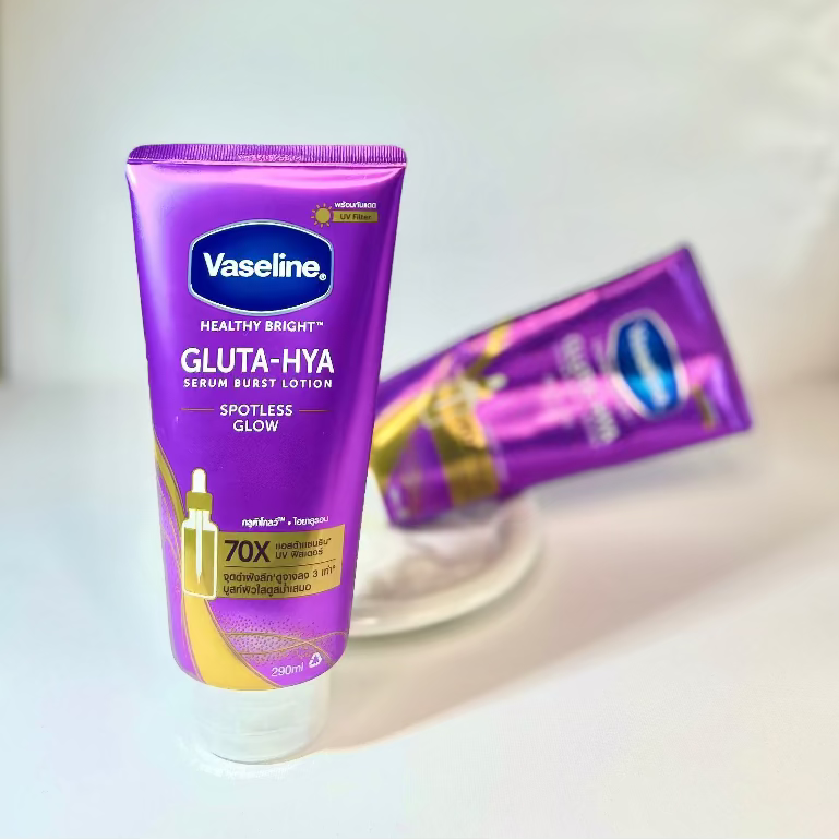 Vaseline gluta-ha serum lotion for spotless glow (70x) 290ml